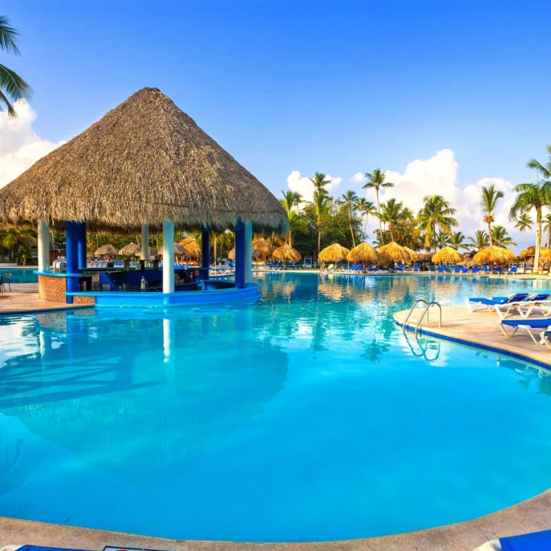pool at resort in dominican republic